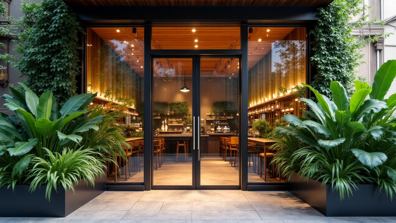 Der einladende Eingang von Canopy Brews in Wien
